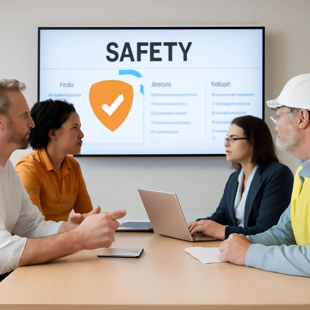 Safety team planning next steps for how to centralize forms, links, and faqs