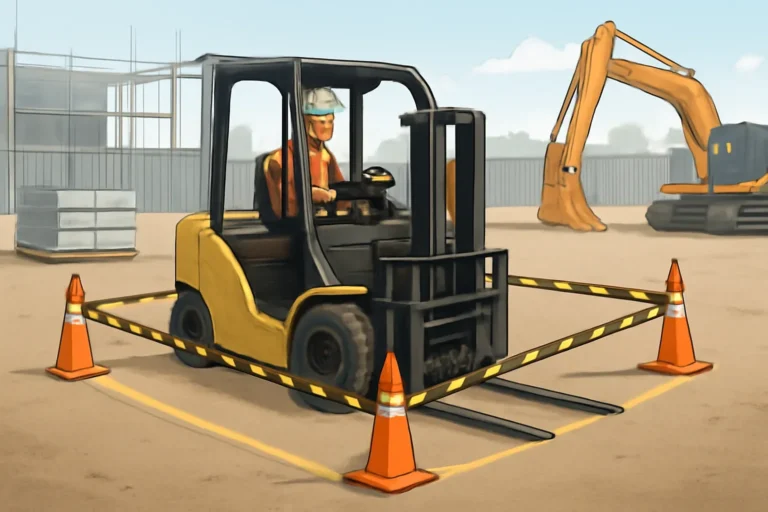 Safety resource hub visual for explain exclusion zones in plain language