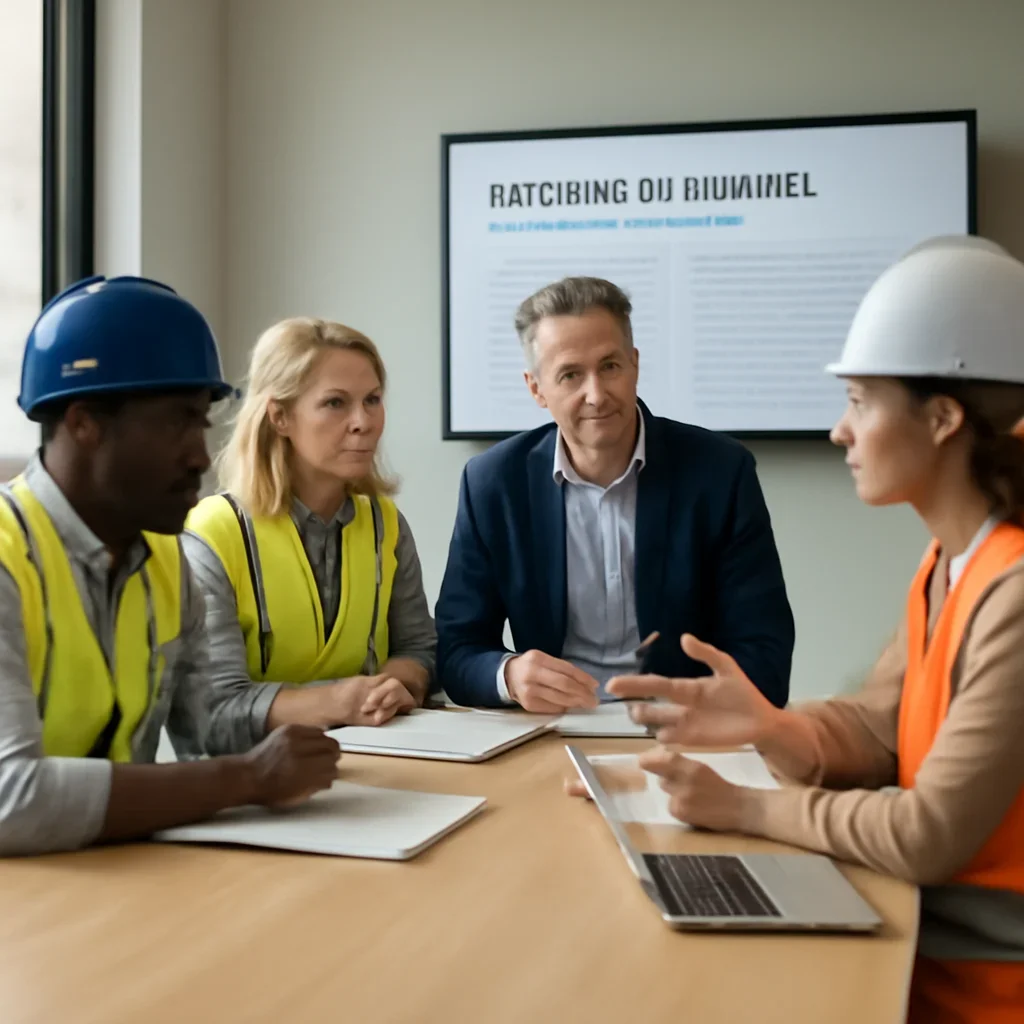 Safety team planning next steps for why near-miss data matters