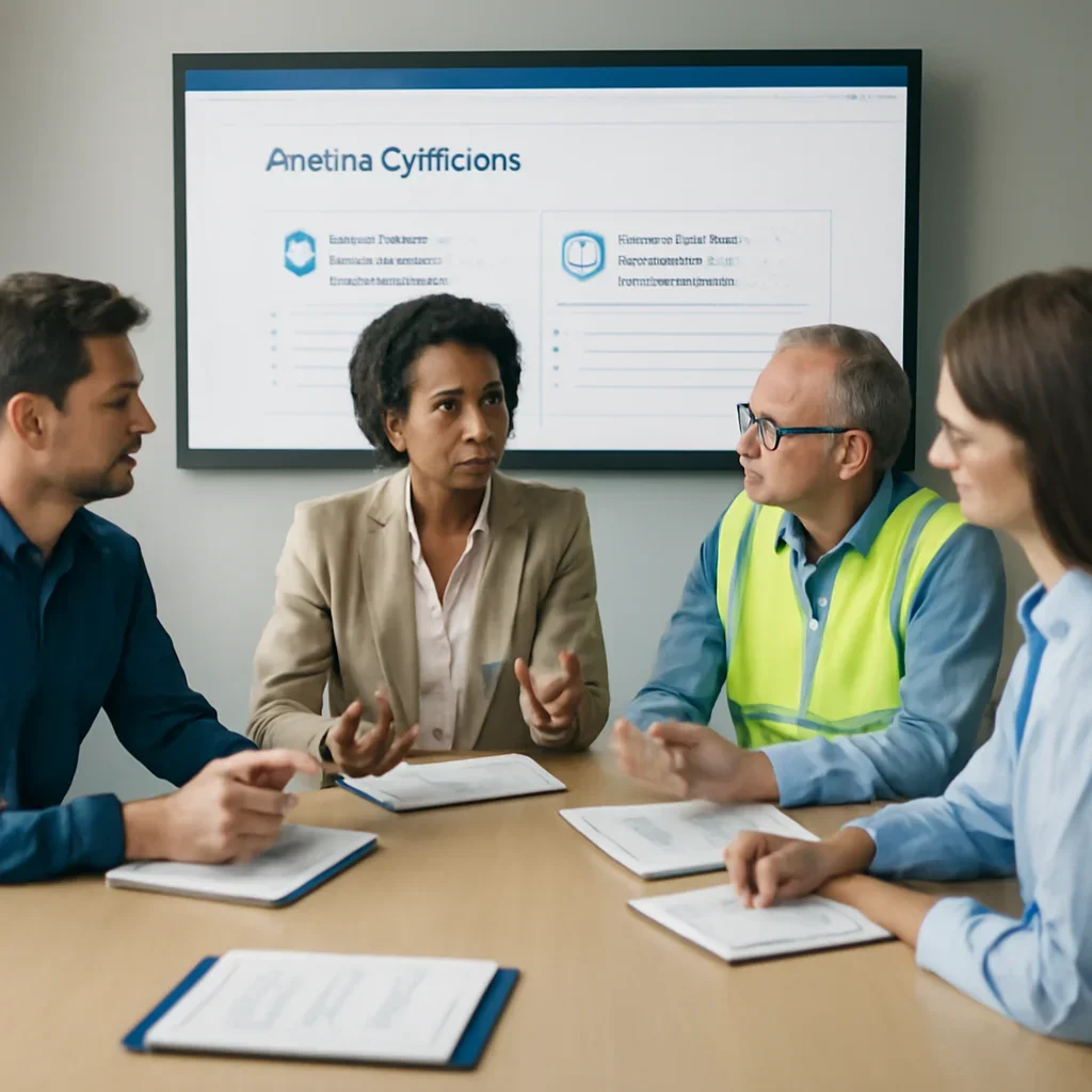 Safety team planning next steps for curated official resources for ongoing compliance