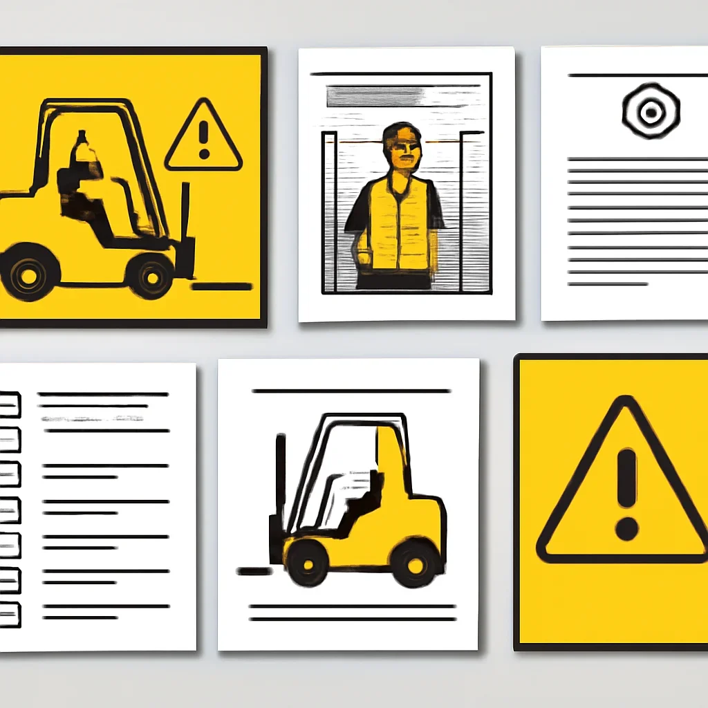 Resource materials supporting construction forklift safety and compliance resource hub