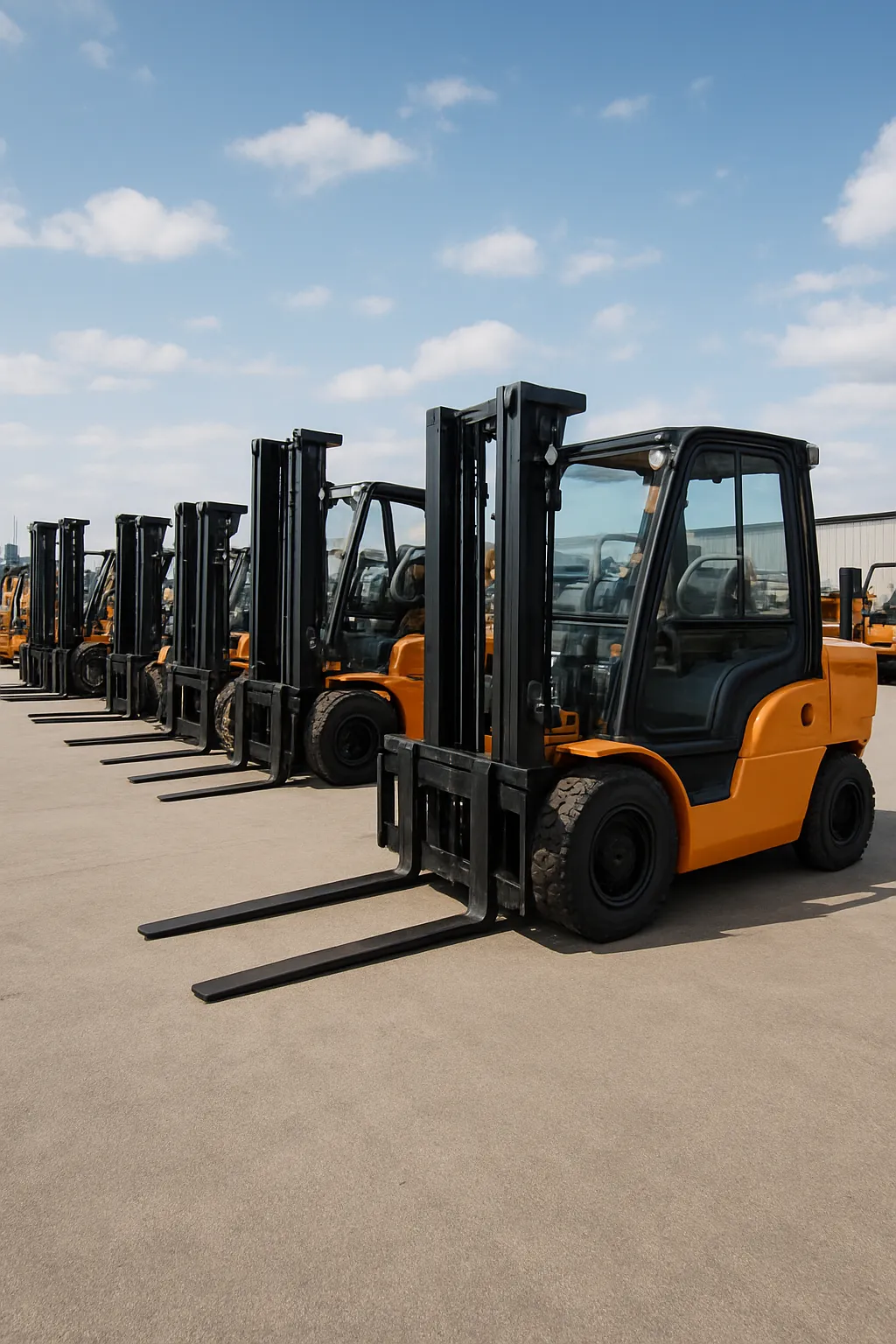 New and used forklifts available as replacement construction equipment